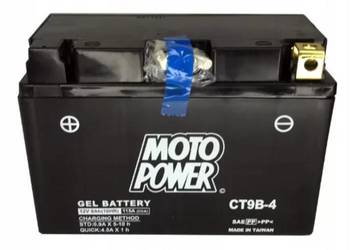 Akumulator motocyklowy 8Ah 115A MotoPower CT9B-BS YT9B-BS 12V