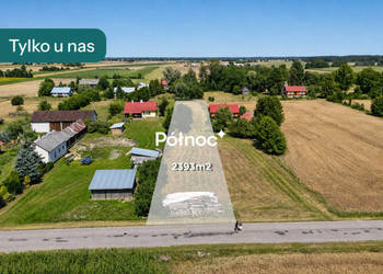 Działka budowlano-rolna 2391 m² – Stasiówka