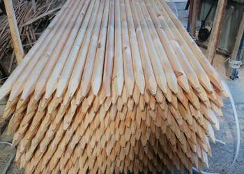 paliki palisady drewniane toczone fi5x250cm