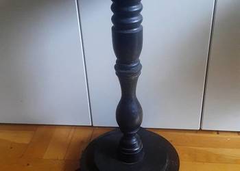 Stolik kawowy - kwietnik drewniany.