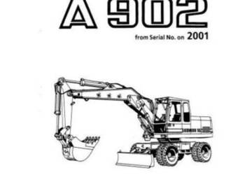 Liebherr A902,  katalog części i instrukcja obsługi