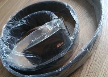 Pasek skórzany męski Lacoste - do garnituru jak i na co dzień