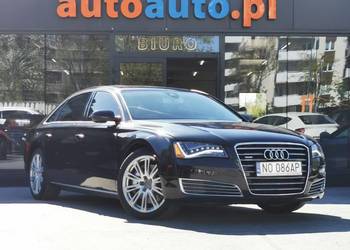 Audi A8 L Quattro 2012 Black 4.2L V8*Dokumentacja pochodzeniowa*Automat
