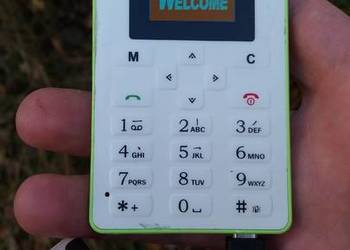 Mini telefon AEKU M5 micro SIM biało - zielony 0zł przesyłka