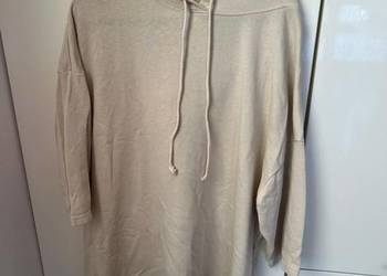 Ładna Kremowa bluzo- sukienka L