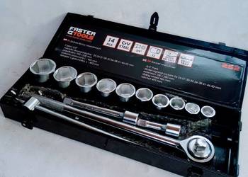 Zestaw kluczy nasadowych 14 cz. Faster Tools