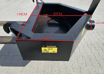 Skrzynia-łyżka transportowa do betonu 200L Skrzynia-łyżka transportowa do betonu 200L