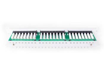 PATCH PANEL UTP CAT.6 24 PORTY SZARY PGF-6UTP24-B5-G GETFORT