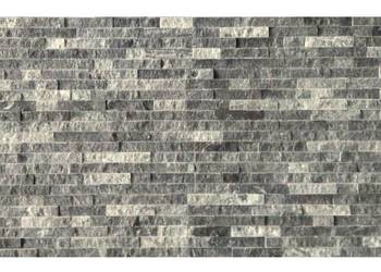 Panel ścienny Marmur Stackstone Cloudy Black 10x36x0,8-1,3 c