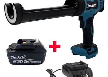 Makita Wyciskacz akumulatorowy pistolet do mas silikonu 6-biegów 6Ah