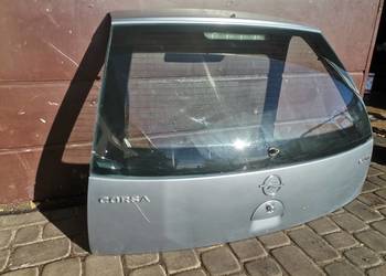 OPEL CORSA C KLAPA BAGAŻNIKA TYŁ TYLNA Z163