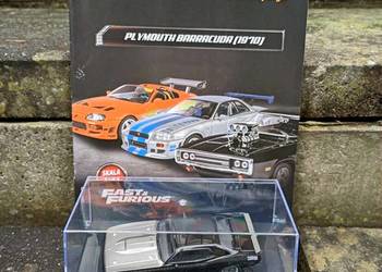 PLYMOUTH BARRACUDA fast furious deagostini 1/43 szybcy i wściekli nowy