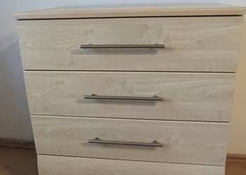 Komoda 4 szuflady jasna