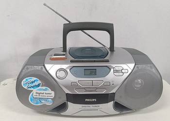 PHILIPS AZ1040 Radioodtwarzacz kasetowy z CD