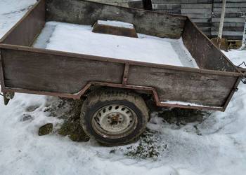 Przyczepka samochodowa bez prawa do rejestracji