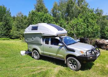 Zabudowa wyprawowa kamperowa na pickupa Hilux, Navara, L200, D-Max, Ranger