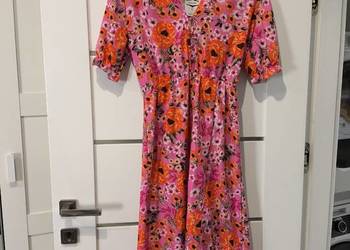 Sukienka damska w kwiaty She Clothes rozmiar S/M
