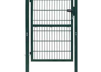 vidaXL Brama ogrodzeniowa 2D (pojedyncza) zielona 100x180 cm(SKU:141752)
