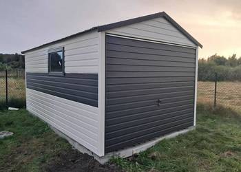 Garaż blaszany 3x5 Wzmocniony PROFILAMI. Producent SZYBKA REALIZACJA