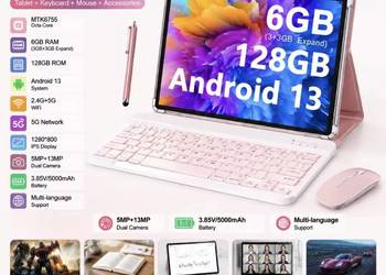 Tablet 10,1 cala Android 13 SIM zestaw