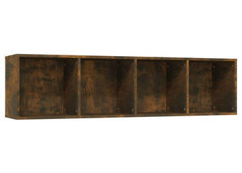 Regał na książki/szafka RTV przydymiony dąb 143x30x36 cm WM-815270