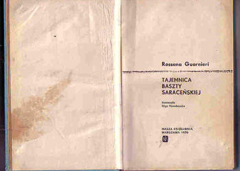 (3644) TAJEMNICA BASZTY SARACEŃSKIEJ – ROSSANA GUARNIERI