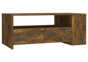 Stolik kawowy przydymiony dąb 102x55x42 cm WM-816934