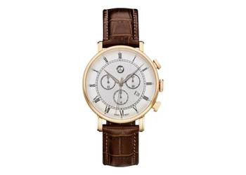 MERCEDES Zegarek meski chrono skora swiss ronda