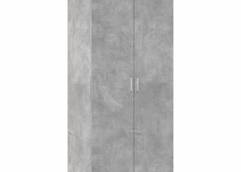 Wysoka szafka szarość betonu 80x425x185 cm WM-3281437