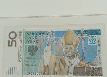 Banknot kolekcjonerski 50 zł JAN PAWEŁII