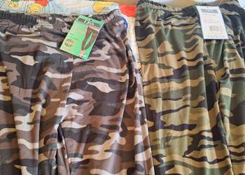 Leginsy getry legginsy długie Polskie moro khaki 2 szt. komplet okazja
