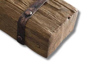 Opaska OZDOBNA do Belki Rustykalnej Miedziana