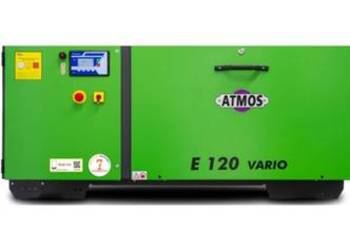 Kompresor śrubowy ATMOS E120 Vario 11 kW 9 bar 2018 + zbiornik
