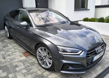 Audi A5 45TFSI, S-Line, pełne wyposażenie, I właściciel, salon Polska