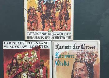 Początki Państwa Polskiego - 3 dwujęzyczne komiksy, jęz.niem Początki Państwa Polskiego - 3 dwujęzyczne komiksy, jęz.niem