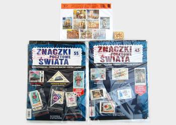 Znaczki pocztowe świata Hachette 43 55 Wilmar Stamps statki regaty