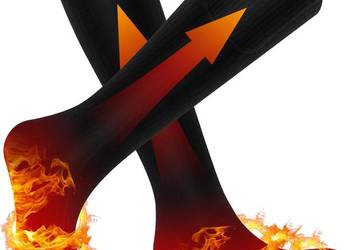 Skarpety podgrzewane 3 poziomy grzania zasilane bateryjnie czarne M