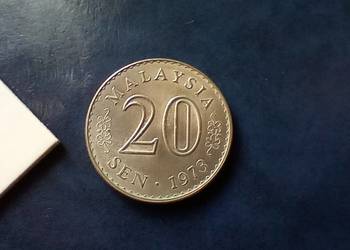 stare monety 20 sen 1973 Malezja