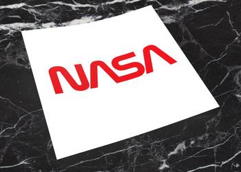 Naklejka NASA 8 x 8 cm spacex elon musk space #6