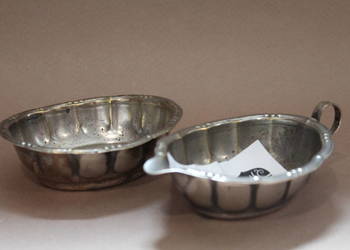 Komplet metalowa cukierniczka z mlecznikiem nr 989 FiaF