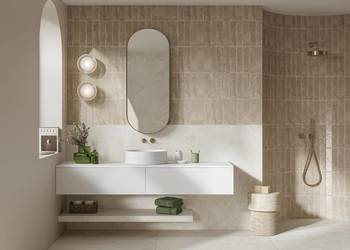 Płytki łazienkowe ścienne szkliwione cegiełka 30x7 panel kuchenny Palette