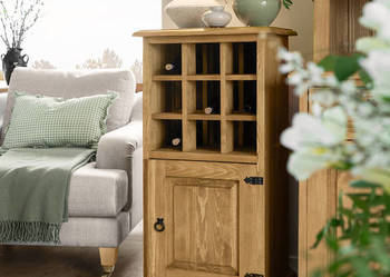 Rustykalna komoda na wino COM 14