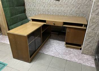 Biurko 3-czesciowe z lat 60-70