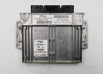 Sterownik Silnika Citroen C5 1.8 16v 6FZ 9648967780 9644674580