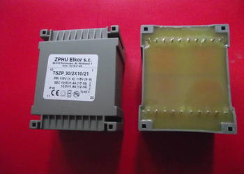 Transformatory sieciowe zalewane PCB 2x10,5V 30VA TSPZ
