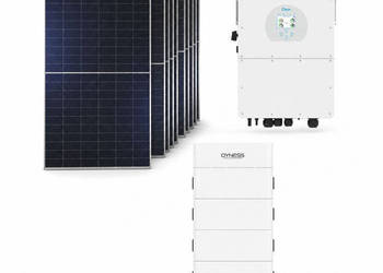 Zestaw fotowoltaiczny hybrydowy 14 kWp - falownik DEYE SG01HP3 1