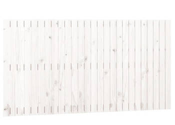 Wezgłowie łóżka białe 166x3x90 cm lite drewno sosnowe WM-824909
