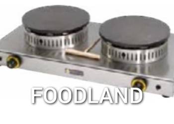 Dwupłytowe urządzenie gazowe do naleśników (903)