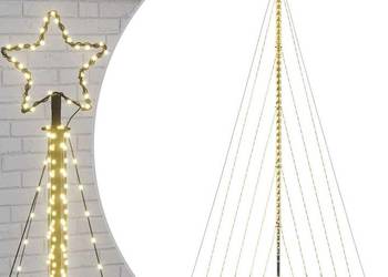 vidaXL Choinka LED 570 LEDs Ciepła biel 399 cm(SKU:4016440)