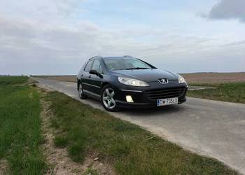 Peugeot 407 2.0 hdi, skóry,navi,panorama, długie oplaty